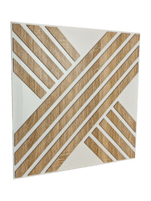 Białe panele 3d, biały panel, białe panele na ścianę, panele dekoracyjne 3D, panele do domu, biały, sonoma